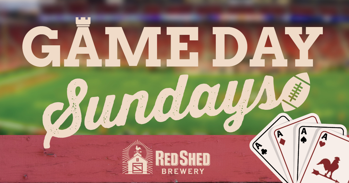 Game Day Sundays at Red Shed, Red Shed Brewing