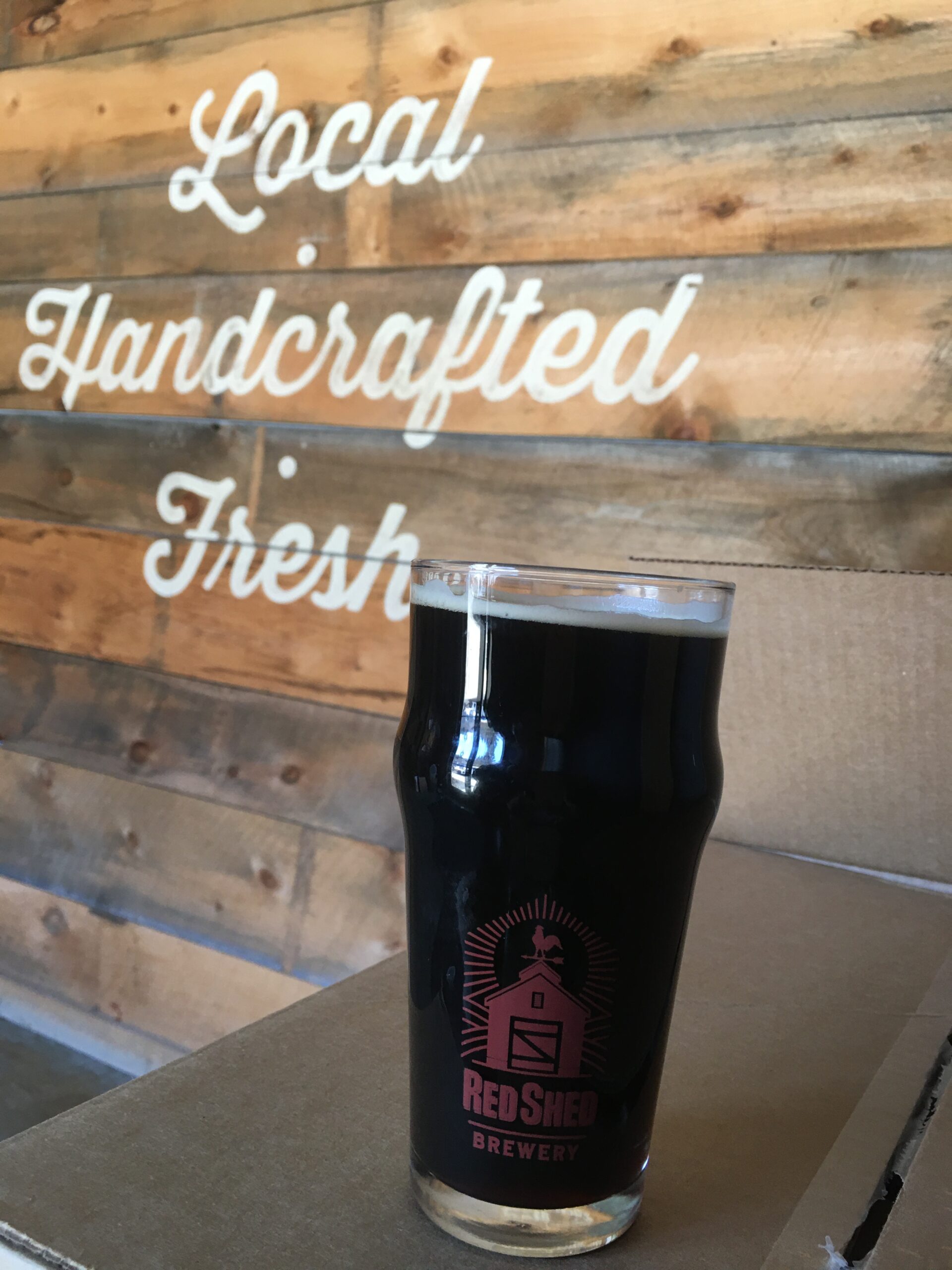 Bent Nail Black Lager, Red Shed Brewing